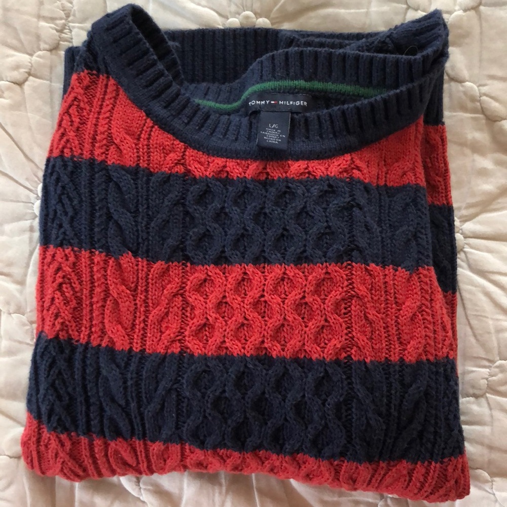 Tommy Hilfiger striped sweater size L